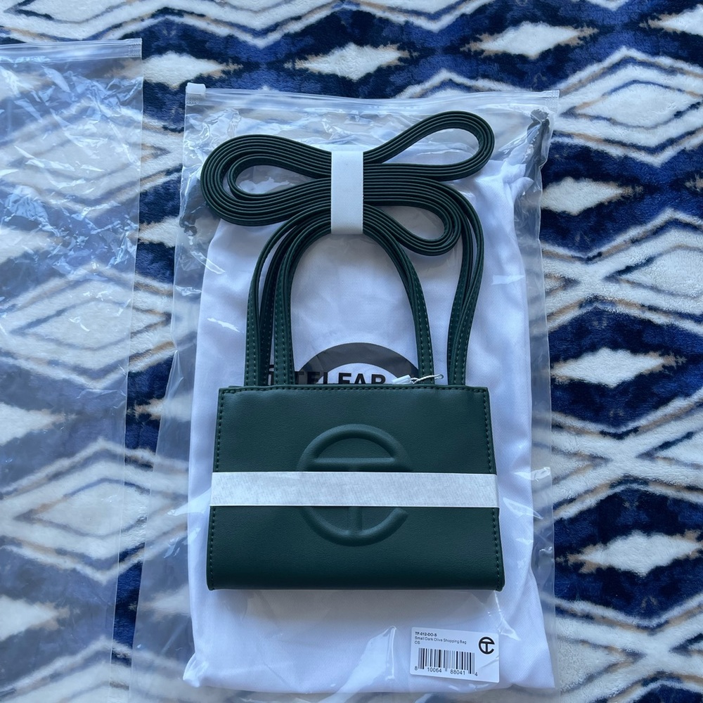 Telfar small dark olive